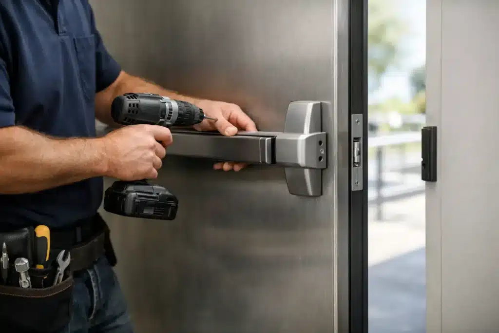 Panic Bar Installation Service for Safer Exits